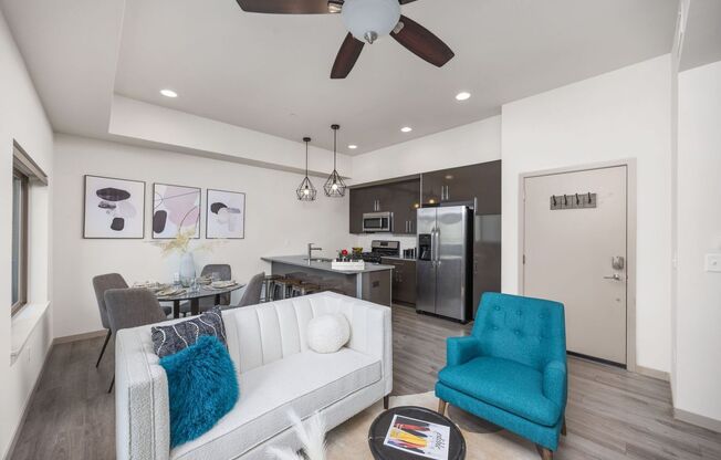 2 Bed 2 Bath Condo With Mountain Views In Recently Developed Steel Yards Neighborhood.