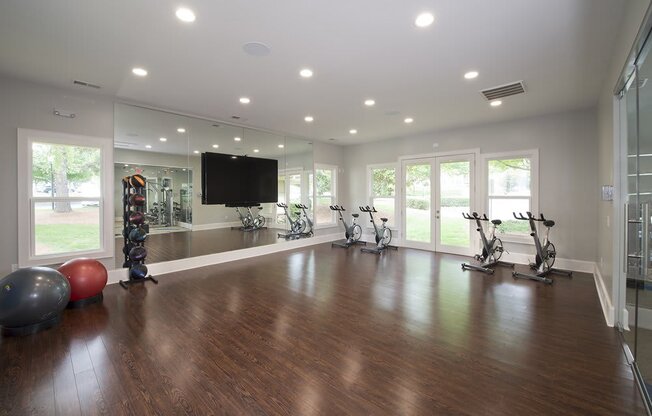 Virtual training and yoga center