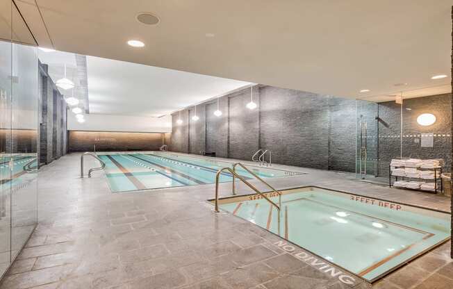 Resort-Inspired, Indoor Pool and Spa at The Ashley Apartments, 10069, NY