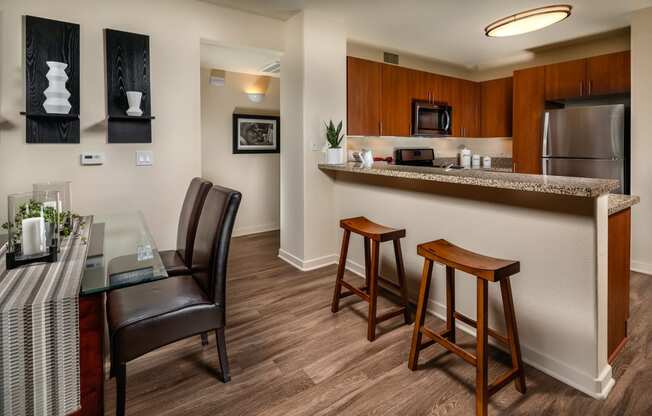 Modern Kitchen at Trio Apartments in Pasadena, CA