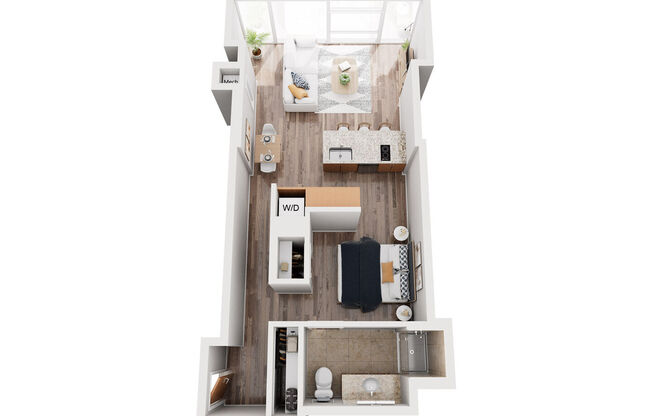 1 bed, 1 bath, 695 sqft, $2,874