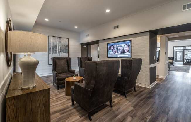 Conference Room In Business Center at Abberly CenterPointe Apartment Homes by HHHunt, Midlothian