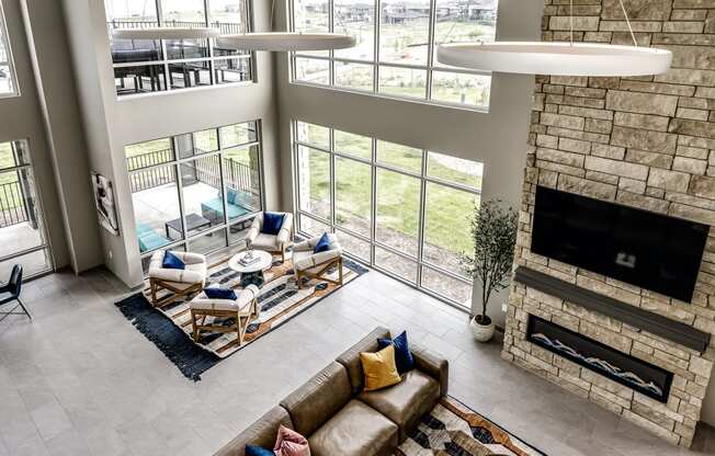 State-of-the-art clubhouse at The Westline at Flanagan Lake in Omaha, NE