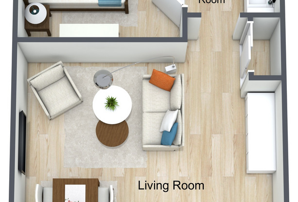 1 bed, 1 bath, 585 sqft, $1,295, Unit 37