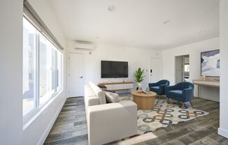 New Two Bedroom w/ All New Appliances | Modern Designer Cabinetry, Quartz Countertops, Stainless-Steel Appliances, Refrigerator, Range w/ Oven, Microwave, & Open Kitchen Space Layout | Minutes to USC & Downtown Los Angeles |