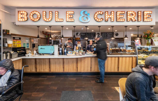 Boule & Cherie Bakery located On-site
