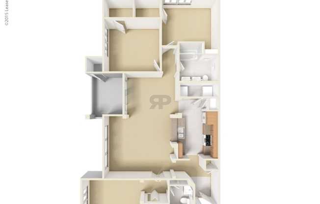 3 beds, 2 baths, 1,302 sqft, $1,949