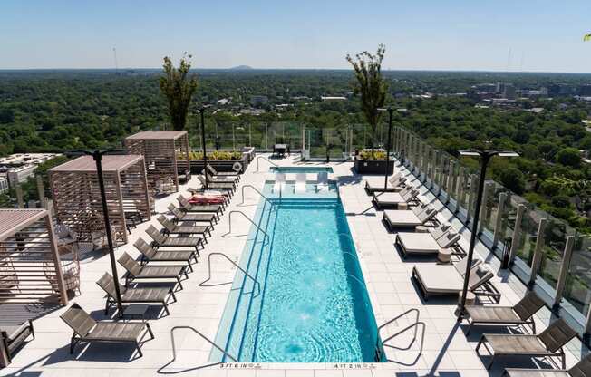 Pool at 903 Peachtree, Georgia