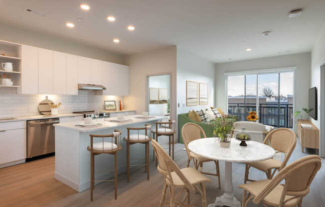 Living Room with Hard Surface Flooring