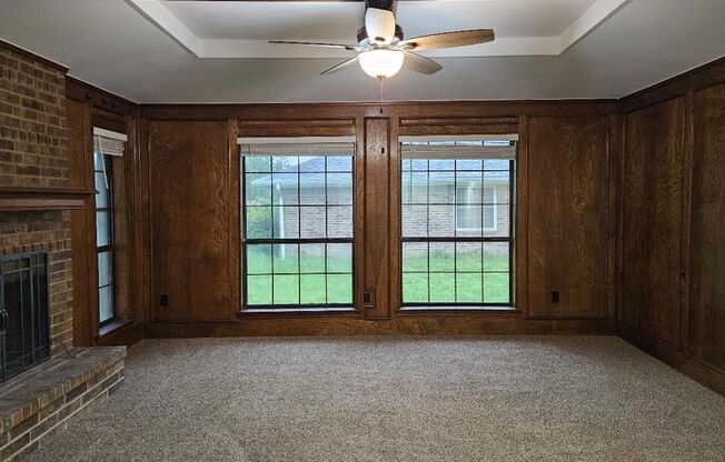 Three bedroom and two bathroom nicely remodeled with new flooring. Large wood fenced backyard