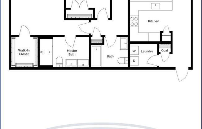 2 beds, 2 baths, 1,140 sqft, $2,424, Unit 3204