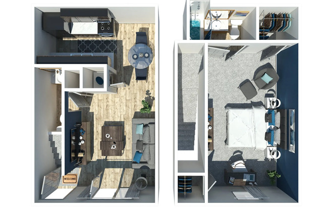 1 bed, 1 bath, 800 sqft, $999, Unit A-04