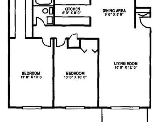 2 beds, 1 bath, 890 sqft, $1,525