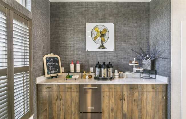 Wood Cabinet at Aventura at Maryland Oaks, St. Louis, MO