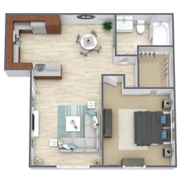 1 bed, 1 bath, 650 sqft, $2,000