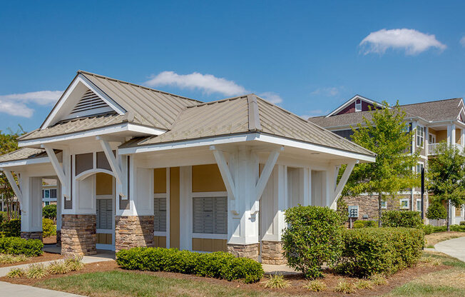 Mail center for apartments at Pavilion Village, Charlotte, NC, 28262