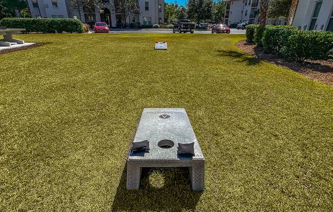 Cornhole  at Two Addison Place Apartments , Pooler