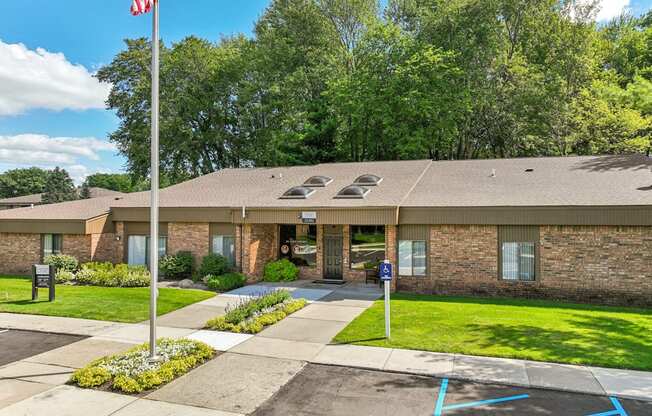 Green Space at Eastwood Village Apartments in Clinton Township