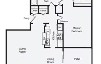 1 bed, 1 bath, 690 sqft, $1,048, Unit 0169