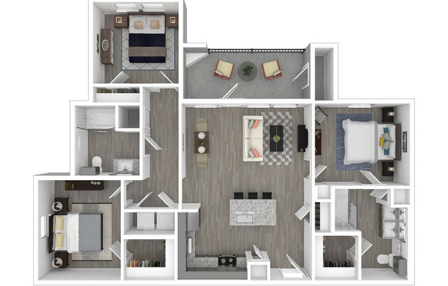 3 beds, 2 baths, 1,160 sqft, $1,395