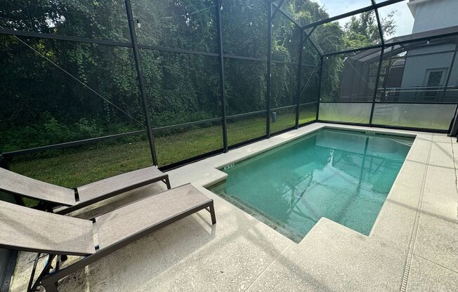 Move-In Ready and Fully Furnished! Pool care and Lawn Maintenance Included!