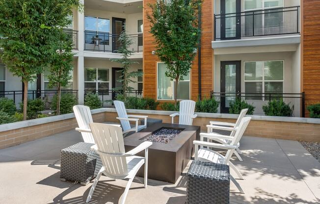 Outdoor Firepit at Arcadia Apartments