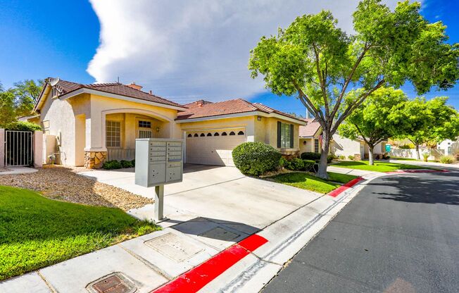 Beautiful One Story 2 Bedroom Townhome With 2 Car Attached Garage