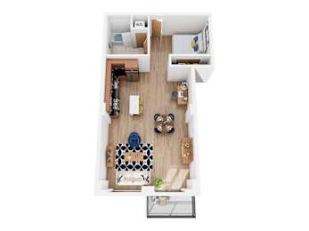 1 bed, 1 bath, 848 sqft, $2,363