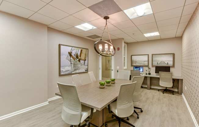 Business Center at Clayborne Apartments, Alexandria, VA, 22314