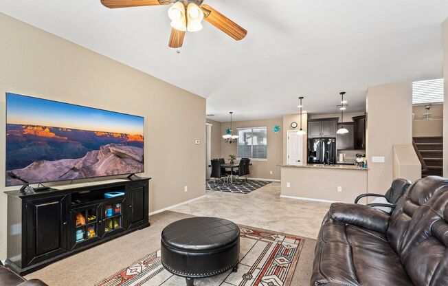 Welcome Home! This stunning 4 bedroom, 3 bathroom home located in Stonefield Community!