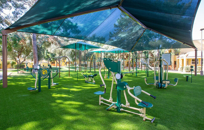 Outdoor Fitness Center at Ascent on Peoria, Arizona