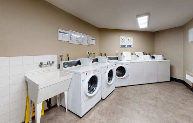 Community Laundry Room at Glen at Hidden Valley, Reno, Nevada