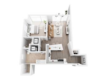 1 bed, 1 bath, 865 sqft, $2,117