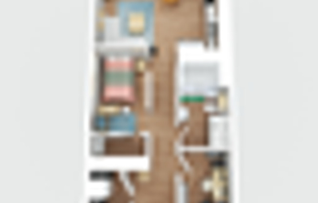 Studio, 1 bath, 612 sqft, $1,700, Unit One11 207