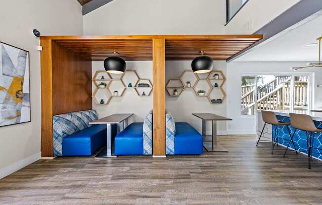 Dining Area in the Clubhouse at Veranda La Mesa in La Mesa, CA 91942