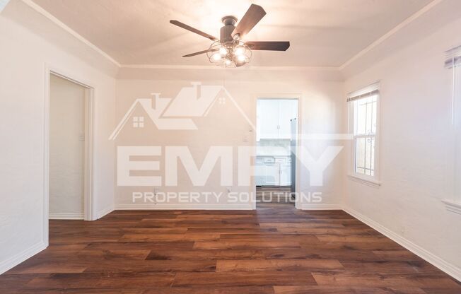 Remodeled 3 Bed 1 Bath Spanish-Style Gem for Rent