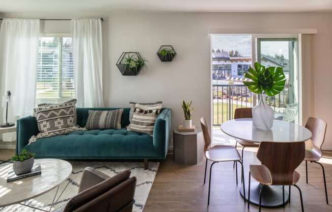 glacier run two bedroom living area