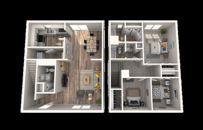 3 beds, 2.5 baths, 1,510 sqft, $1,650, Unit 27-D