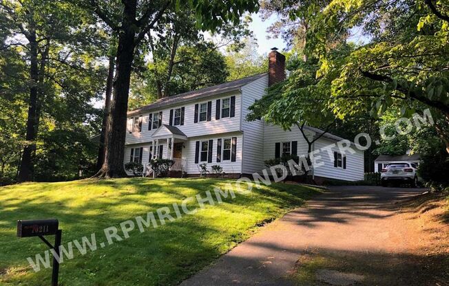 Beautiful 4 Bedroom 2.5 Bath Colonial Style Home is West Henrico Available Now!