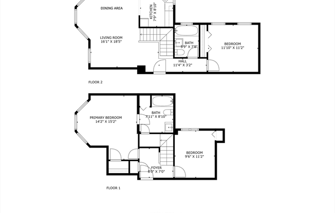 3 beds, 2 baths, 1,080 sqft, $3,700, Unit 204