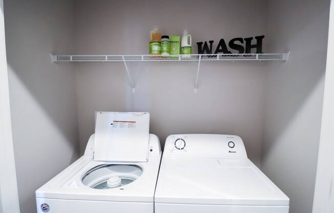 Washer and Dryer