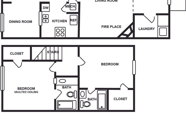 2 beds, 2.5 baths, 1,185 sqft, $1,495, Unit Y-Y06