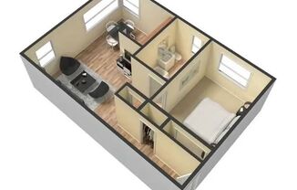 1 bed, 1 bath, 405 sqft, $950, Unit # 802