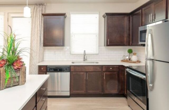 Refrigerator And Kitchen Appliances at Rivulet Apartments, Utah