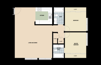 2 beds, 2 baths, 975 sqft, $2,650, Unit 215-10