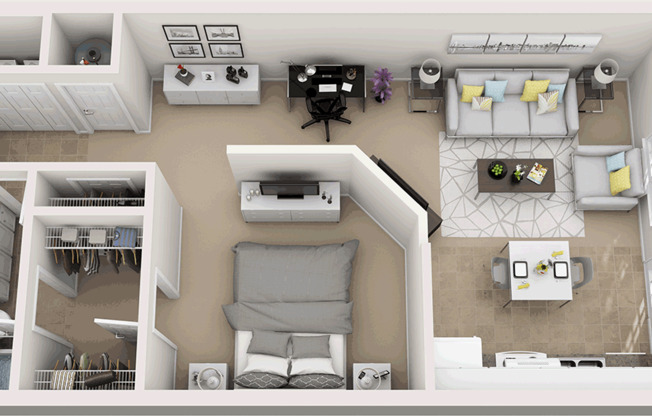 1 bed, 1 bath, 800 sqft, $1,660, Unit 5742