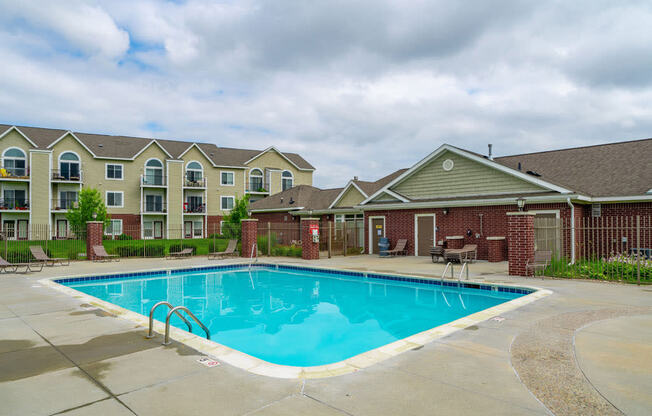 Poolside Sundeck with Wi Fi at Lynbrook Apartment Homes and Townhomes, Elkhorn, Nebraska