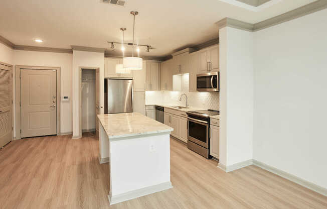 Kitchen with Stainless Steel Appliances