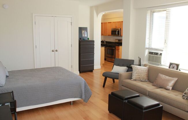 Studio, 1 bath, 487 sqft, $2,175, Unit 502