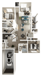 3 beds, 2 baths, 1,333 sqft, $1,809